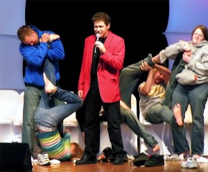 Alan Sands, Itchy feet routine