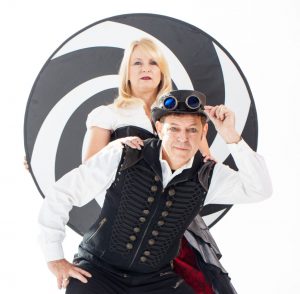 Comedy Hypnotists Misty & The SandMan logo
