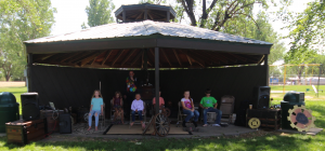 Frank Prince performs in Montana